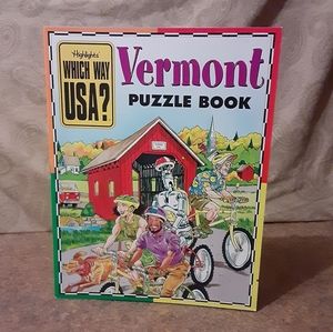 Highlights Which Way USA? Vermont Puzzle Book Chil